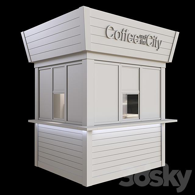 coffee_and_the_city 3DS Max Model - thumbnail 4