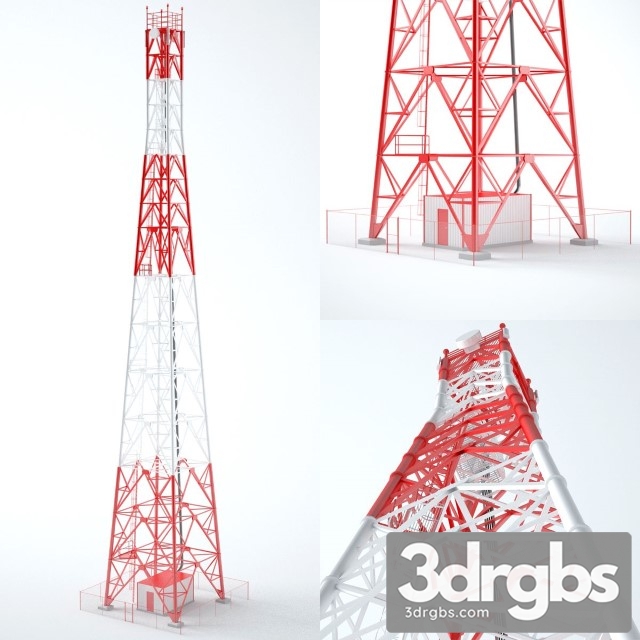 Communication Tower 3dsmax Download - thumbnail 1