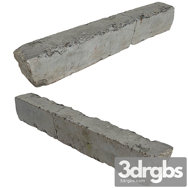 Concrete Block 3dsmax Download - thumbnail 1