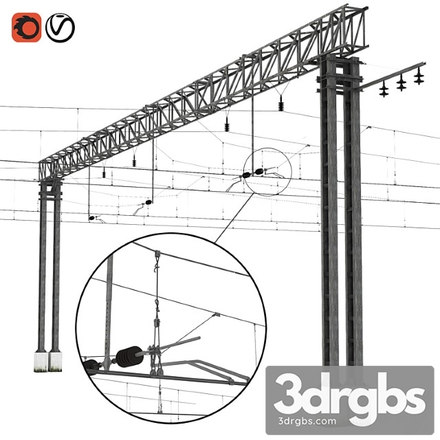 Contact Network Railways 3dsmax Download - thumbnail 1