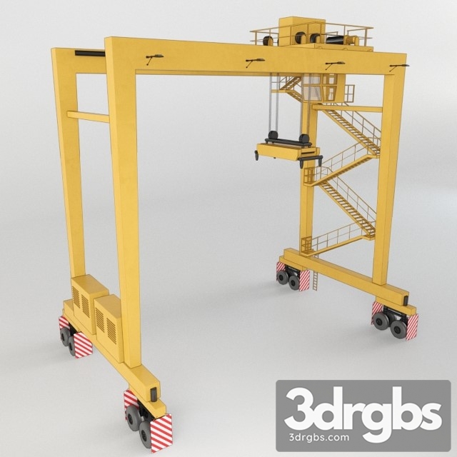 Container Crane 3dsmax Download - thumbnail 1