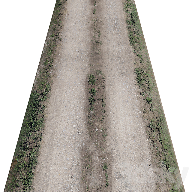 Dirt road_1 3DS Max Model - thumbnail 1