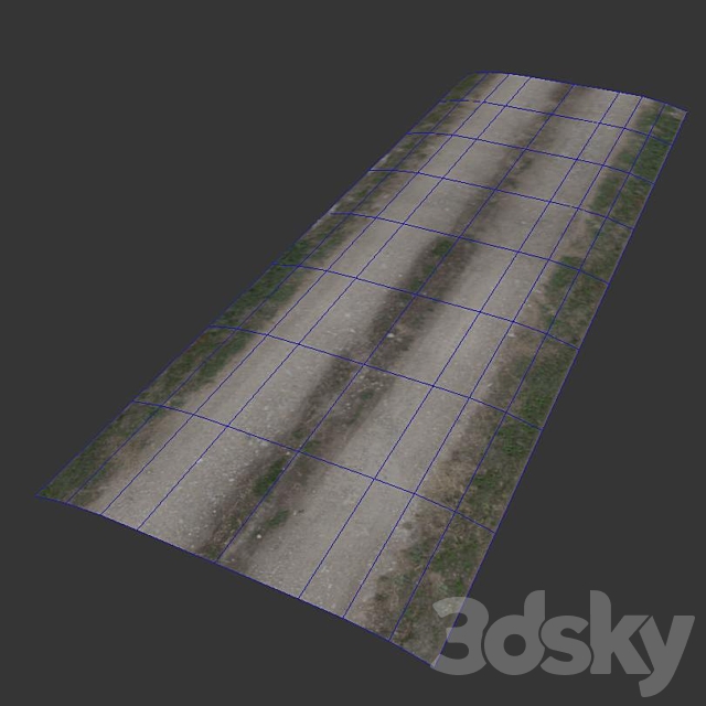 Dirt road_1 3DS Max Model - thumbnail 5