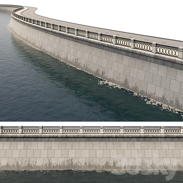 Embankment 2 (PathDeform) 3ds Max - thumbnail 1