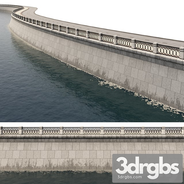 Embankment 2 (pathdeform) 3dsmax Download - thumbnail 1