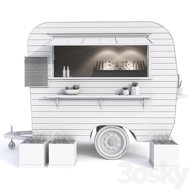 Food_truck 3ds Max - thumbnail 3