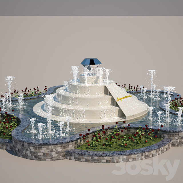 Fountain 3ds Max - thumbnail 1