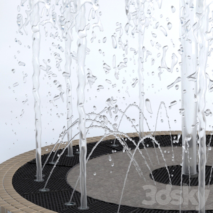 Fountain 3DS Max - thumbnail 2