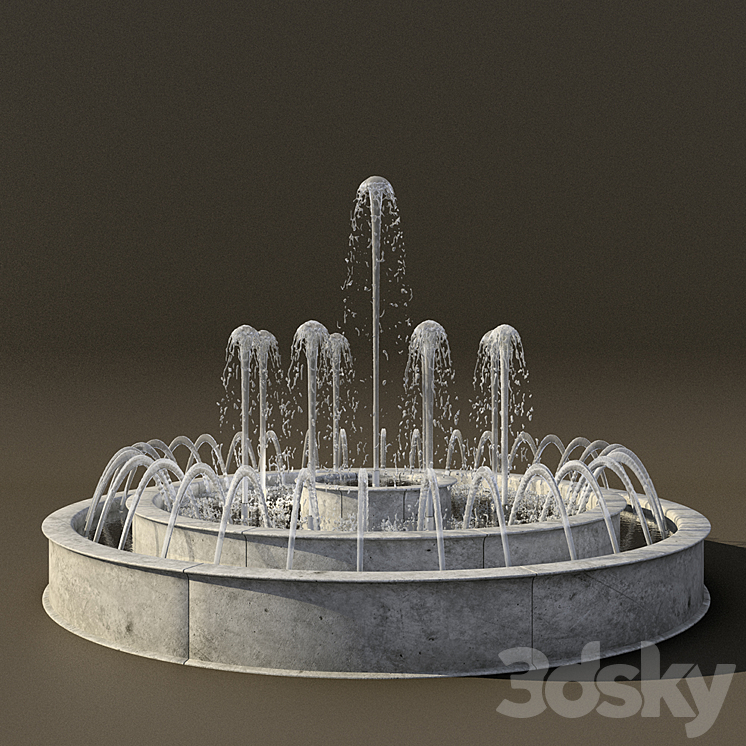 Fountain 3DS Max - thumbnail 1