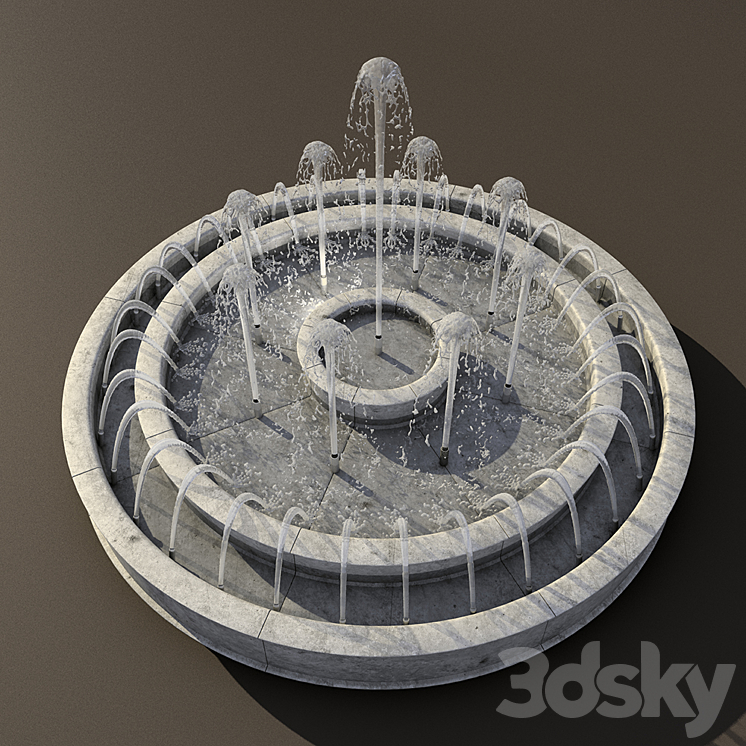 Fountain 3DS Max - thumbnail 2