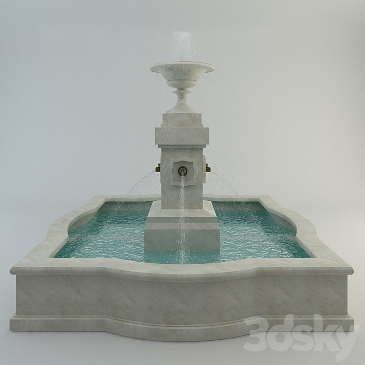 Fountain 3DS Max - thumbnail 2