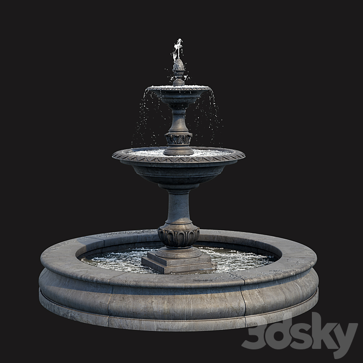 Fountain 3DS Max - thumbnail 1