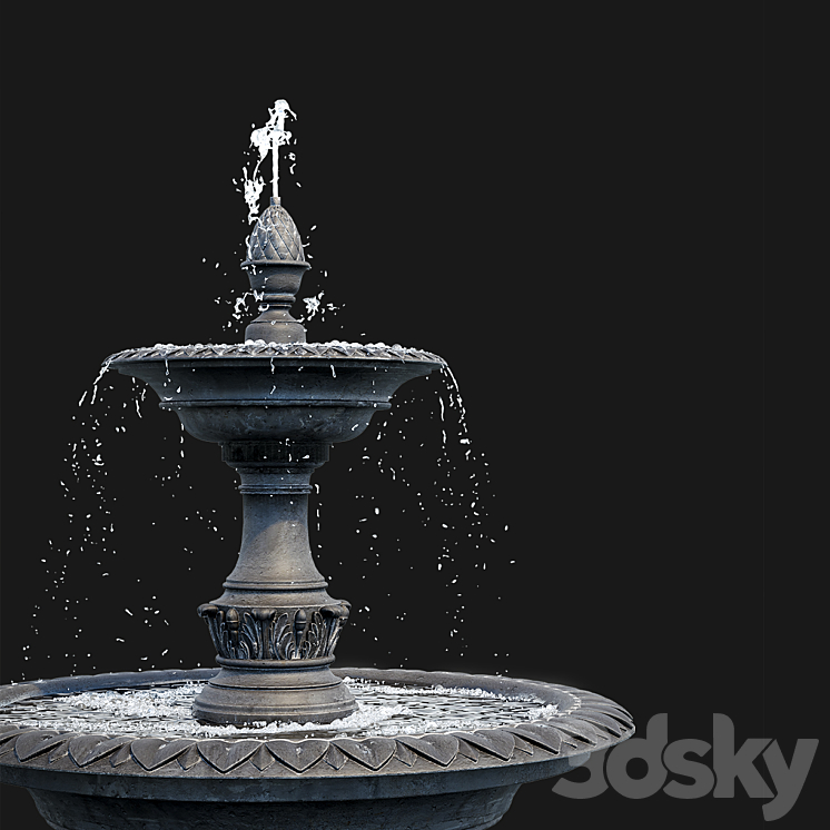 Fountain 3DS Max - thumbnail 2