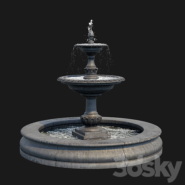 Fountain 3DSMax File - thumbnail 1