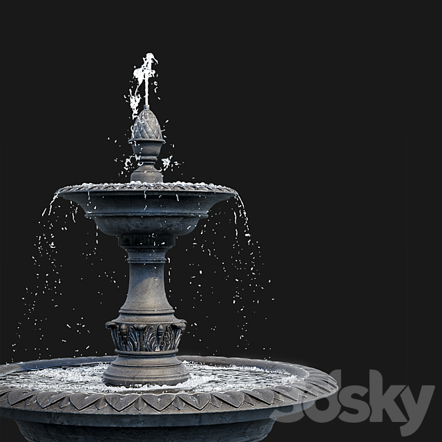 Fountain 3DSMax File - thumbnail 2