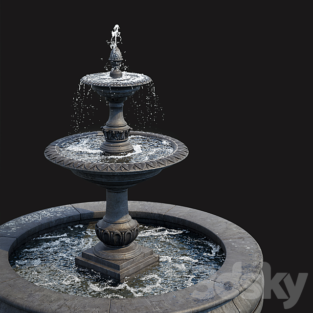 Fountain 3DSMax File - thumbnail 3