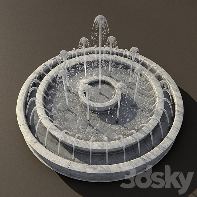 Fountain 3DSMax File - thumbnail 2