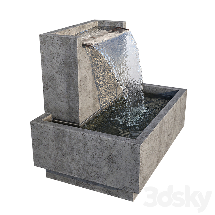 Fountain campania 3DS Max - thumbnail 1