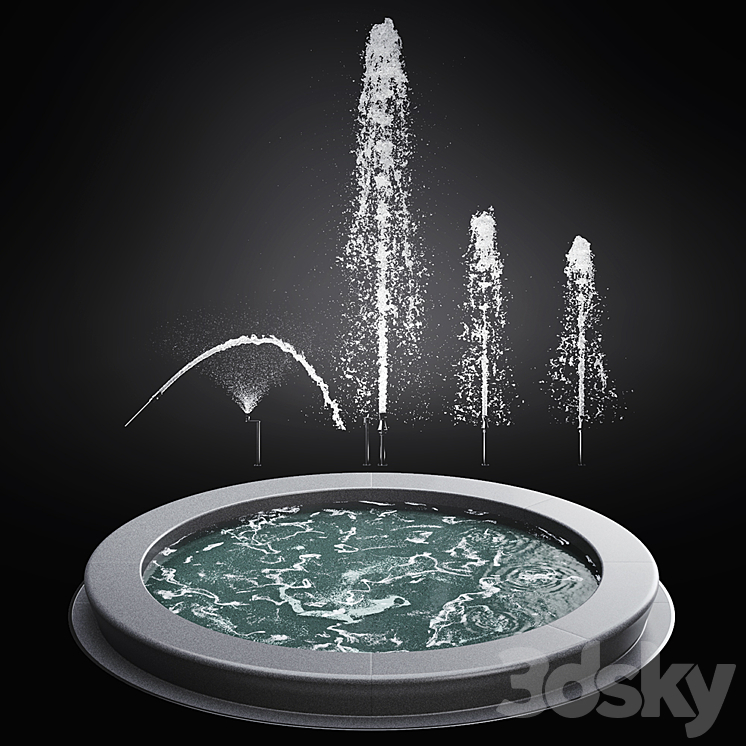 Fountain (designer) 3DS Max - thumbnail 1