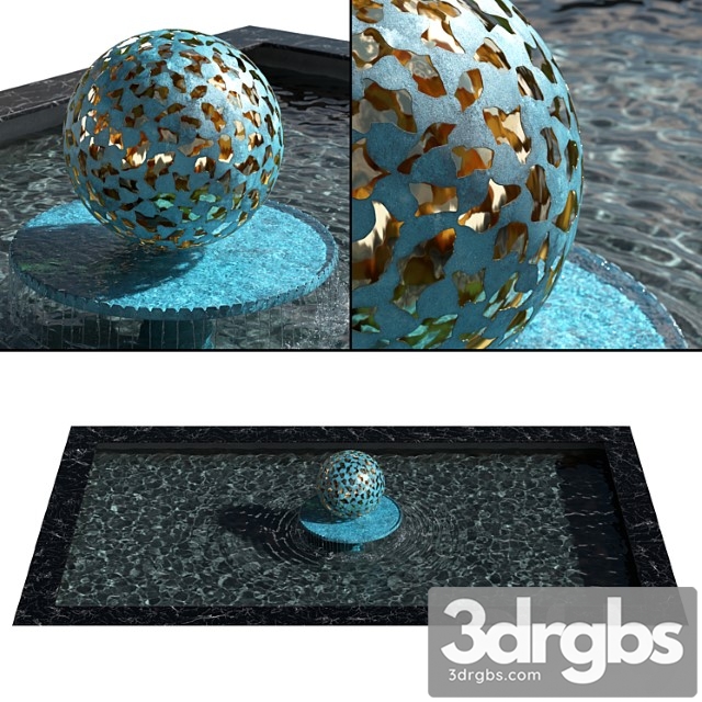 Fountain Water Mantle by David Harber 3dsmax Download - thumbnail 1