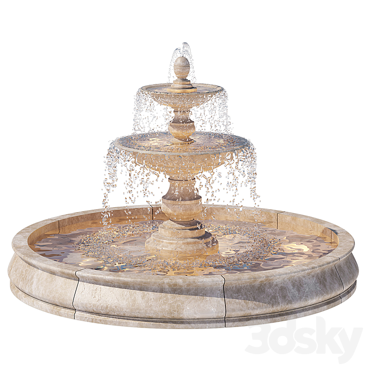 Fountain12 3DS Max - thumbnail 2