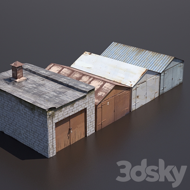 Garage economy 3ds Max - thumbnail 1