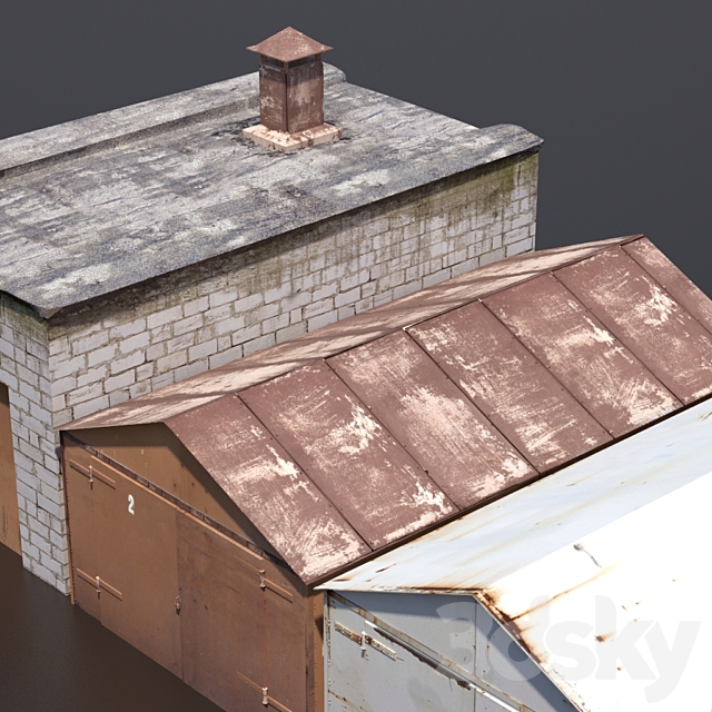 Garage economy 3ds Max - thumbnail 3