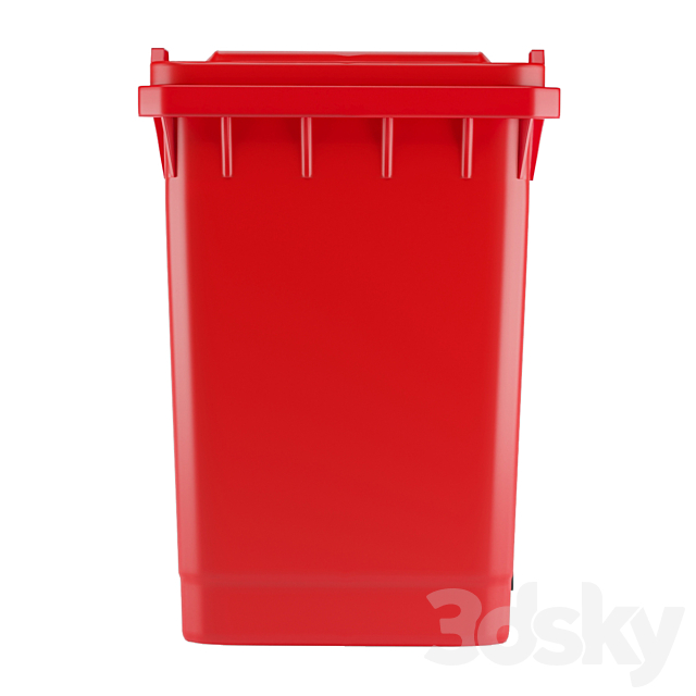 Garbage box 1 3DS Max Model - thumbnail 4