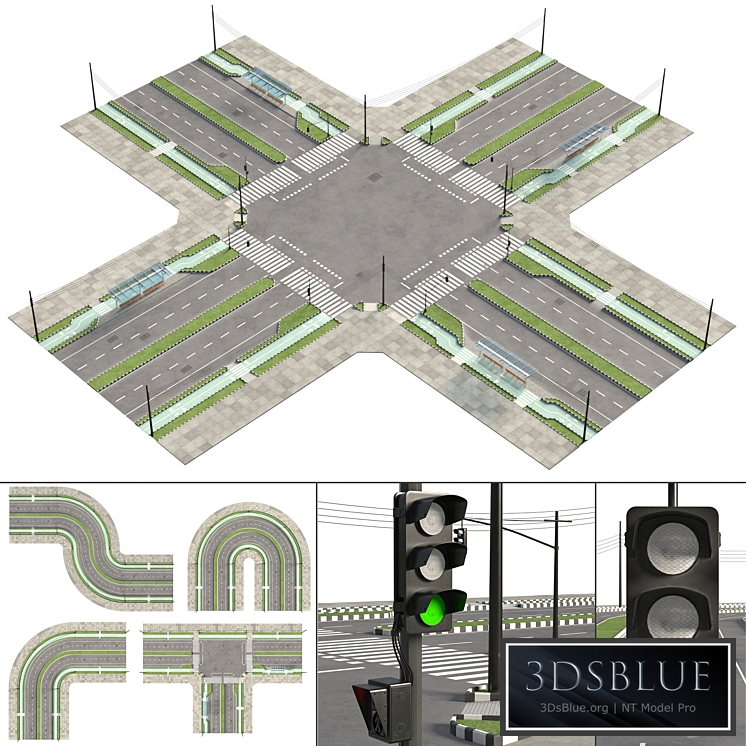 green street 3DS Max - thumbnail 3