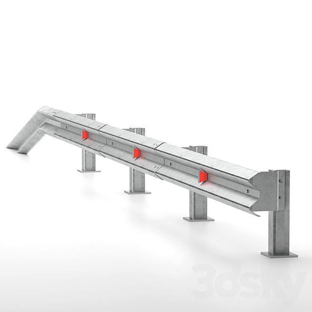 Highway kit 3DS Max Model - thumbnail 2