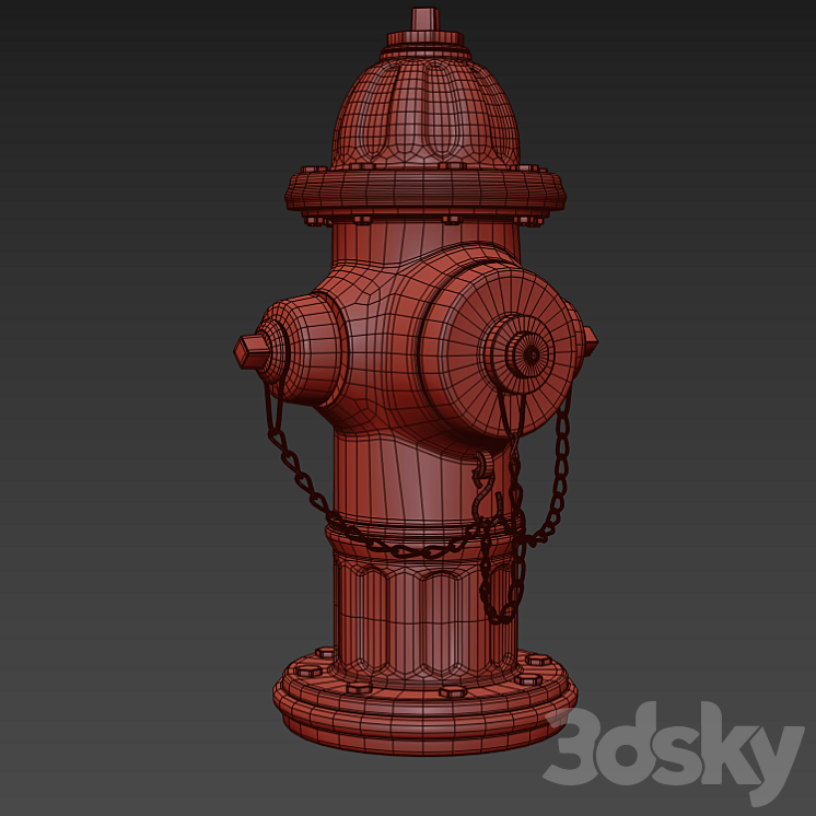 Hydrant 3DS Max - thumbnail 2