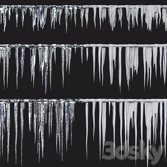 Icicles 02 3DSMax File - thumbnail 2