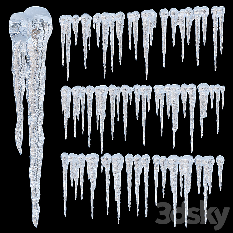 Icicles 2 3DS Max - thumbnail 1