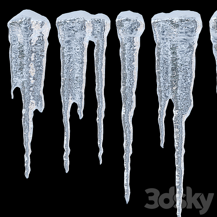 Icicles 2 3DS Max - thumbnail 2