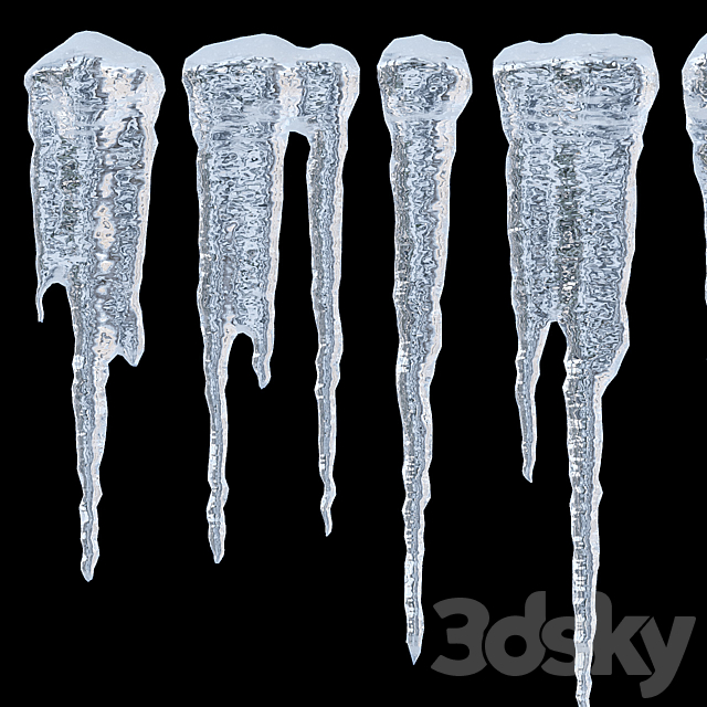 Icicles 2 3DSMax File - thumbnail 2