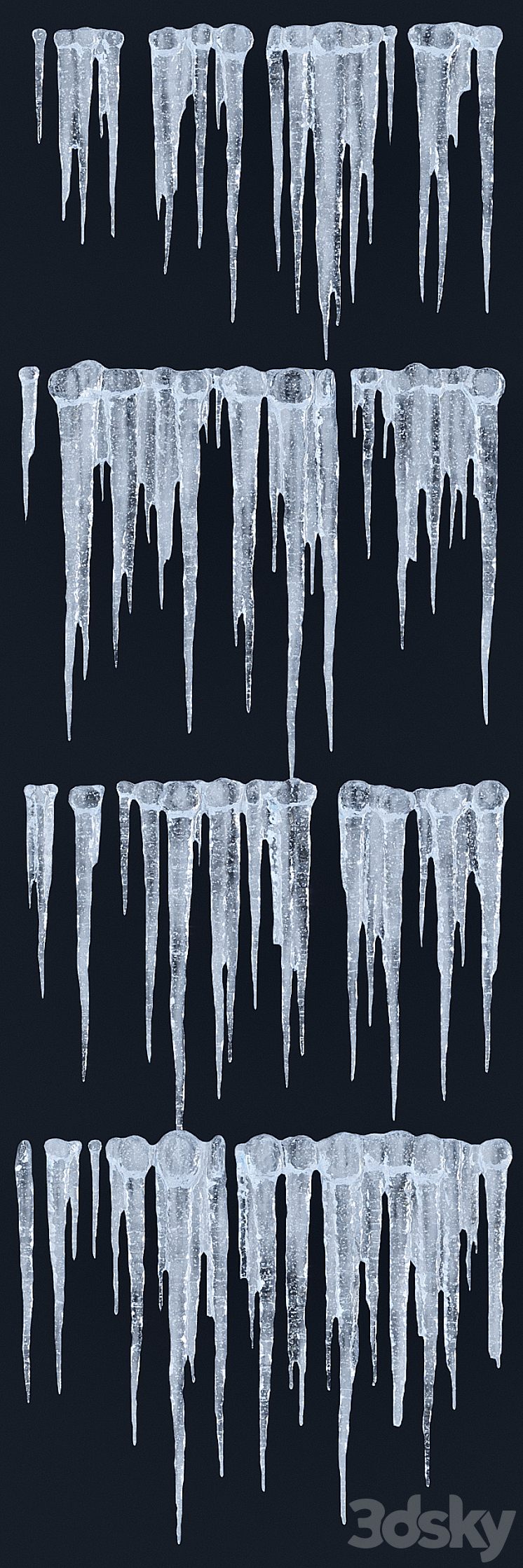 Icicles 3DS Max - thumbnail 2