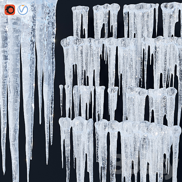 Icicles 3DSMax File - thumbnail 1