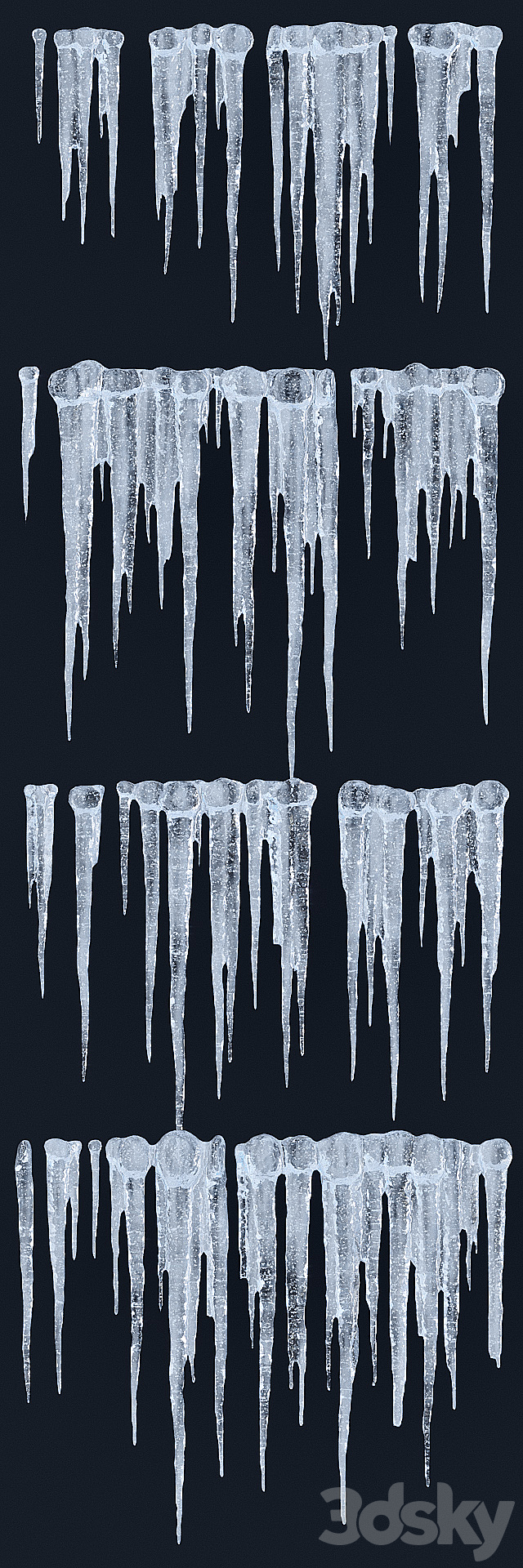 Icicles 3DSMax File - thumbnail 2