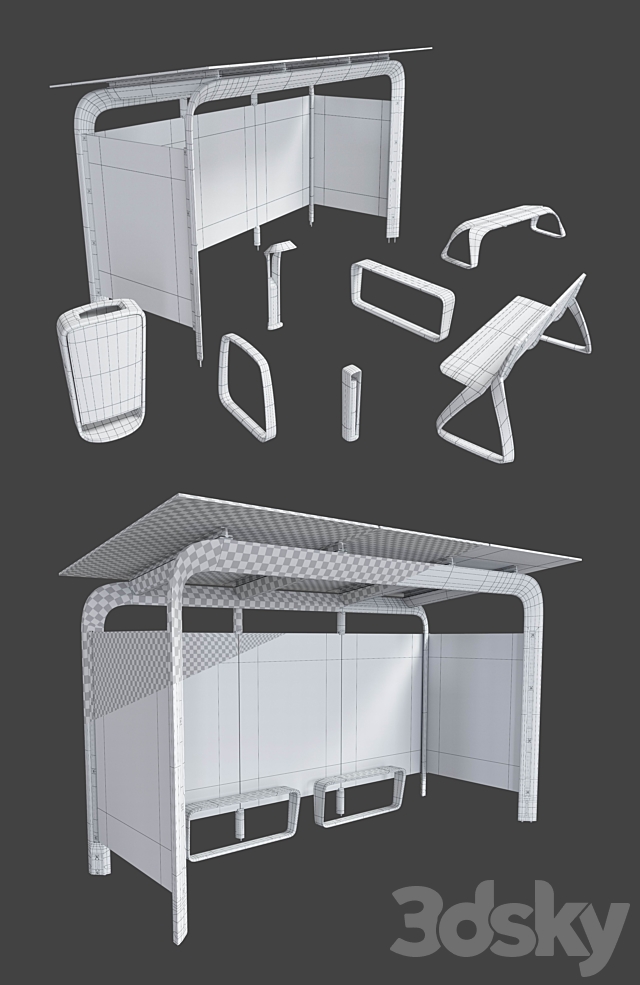 Metro 40 3DS Max Model - thumbnail 3