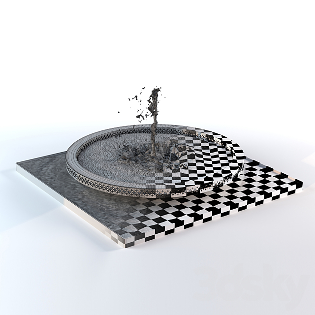 Mimeo Fountain by David Harber 3ds Max - thumbnail 3