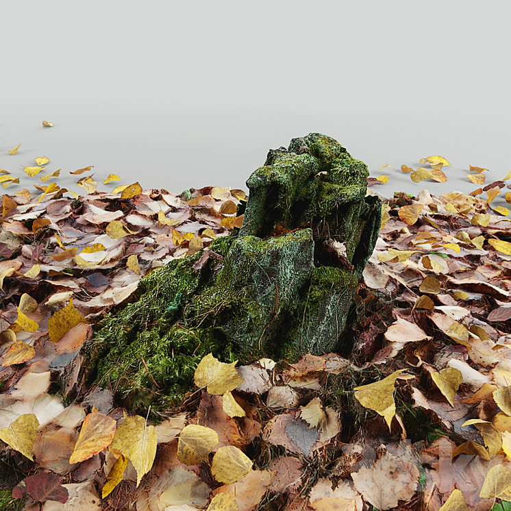 Old stump 3DS Max - thumbnail 2