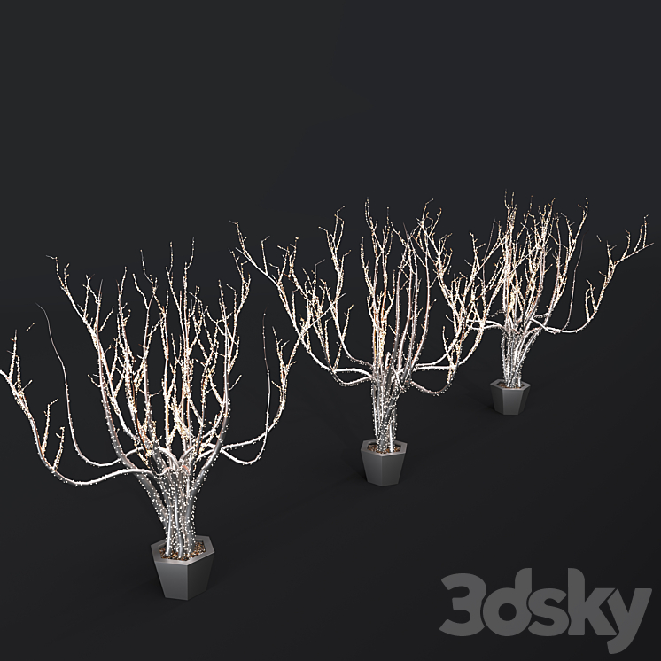 Outdoor lighting installation 3D model 3DS Max - thumbnail 2