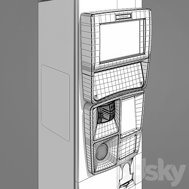 Parkomat 3ds Max - thumbnail 3