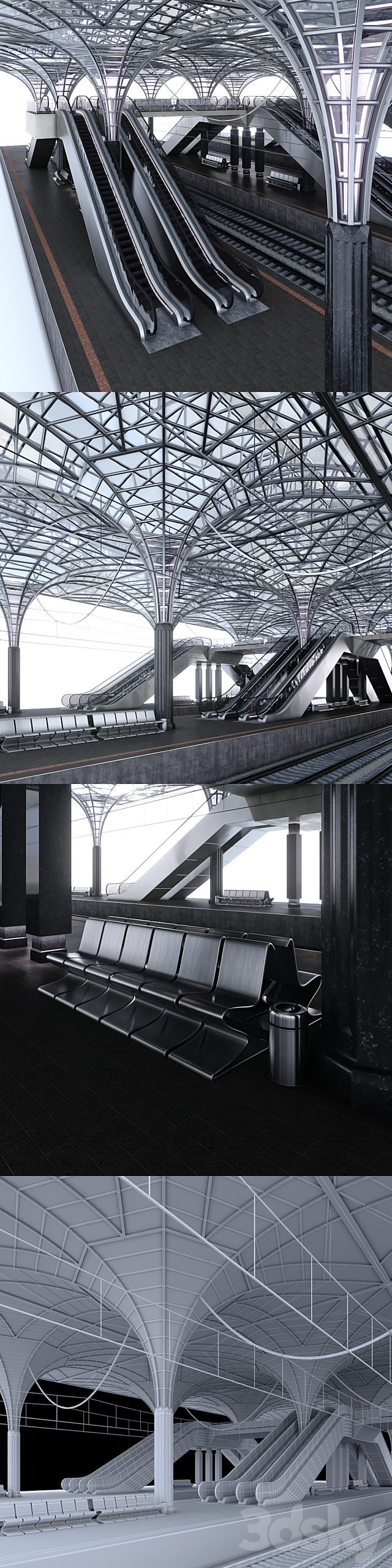 Railway apron 3DSMax File - thumbnail 3