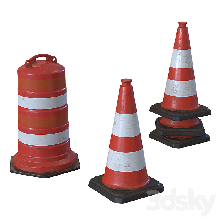 Repair Cone 3DS Max - thumbnail 1