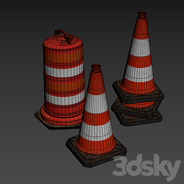 Repair Cone 3DSMax File - thumbnail 3