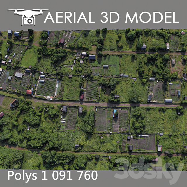 Residential area 51 3DSMax File - thumbnail 3