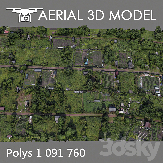 Residential area 51 3DSMax File - thumbnail 4