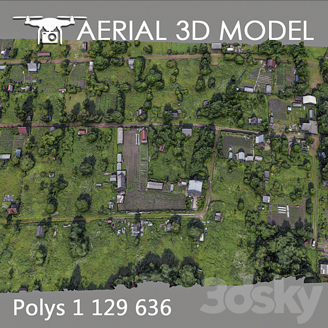 Residential area 52 3DSMax File - thumbnail 4