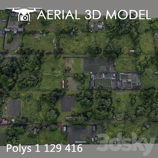 Residential area 53 3DSMax File - thumbnail 3